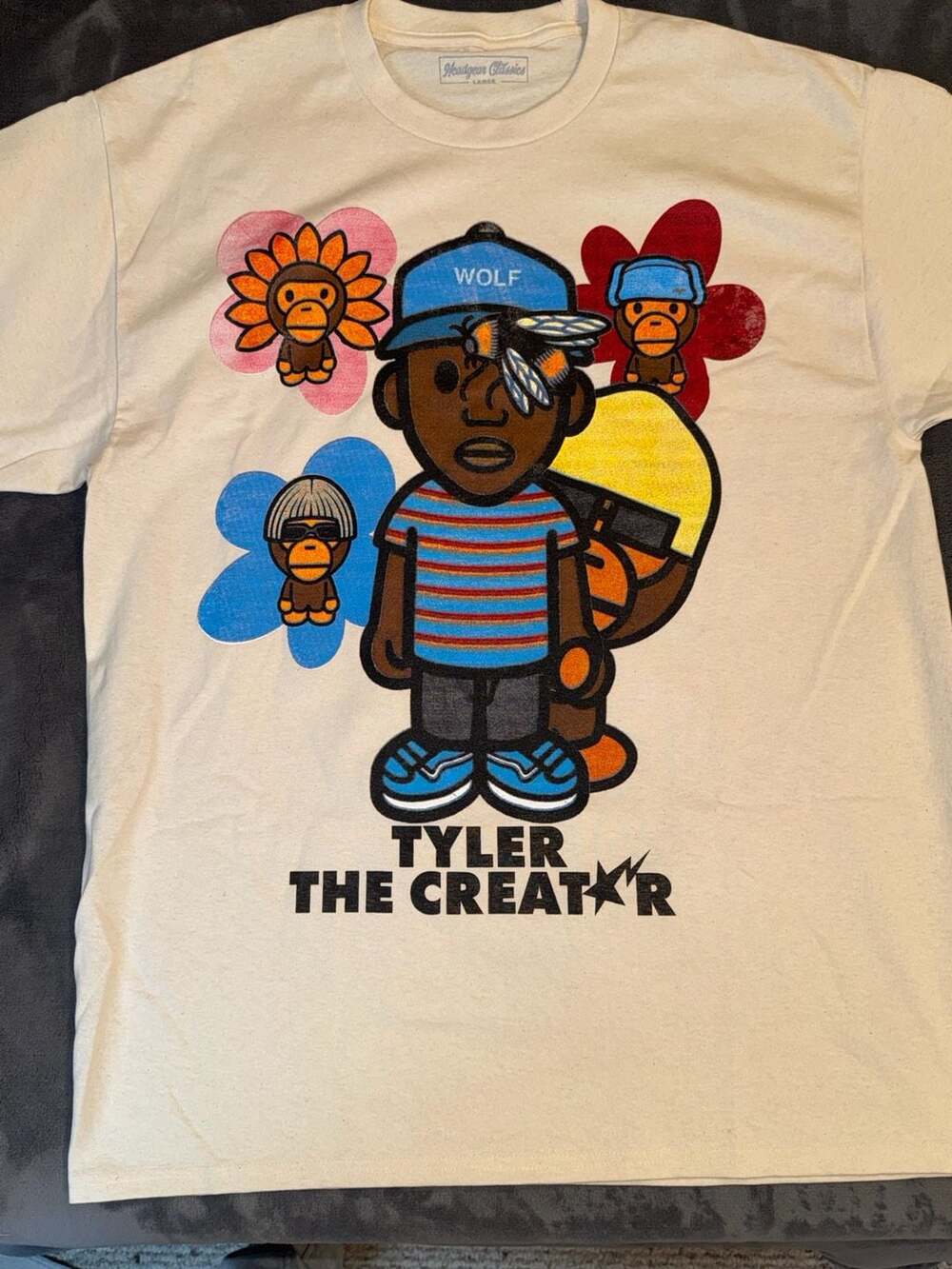 Headgear Classics Tyler The Creator Graphic T-Shirt Size Large